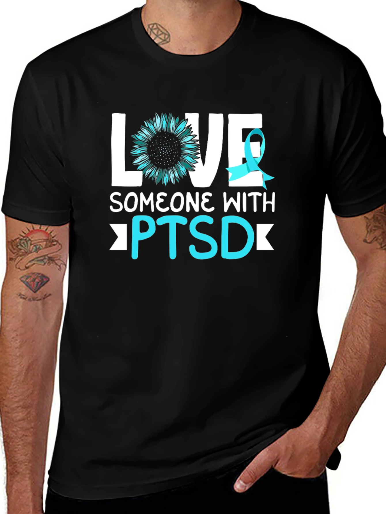 Variant 6 of Love Someone With PTSD T-Shirt