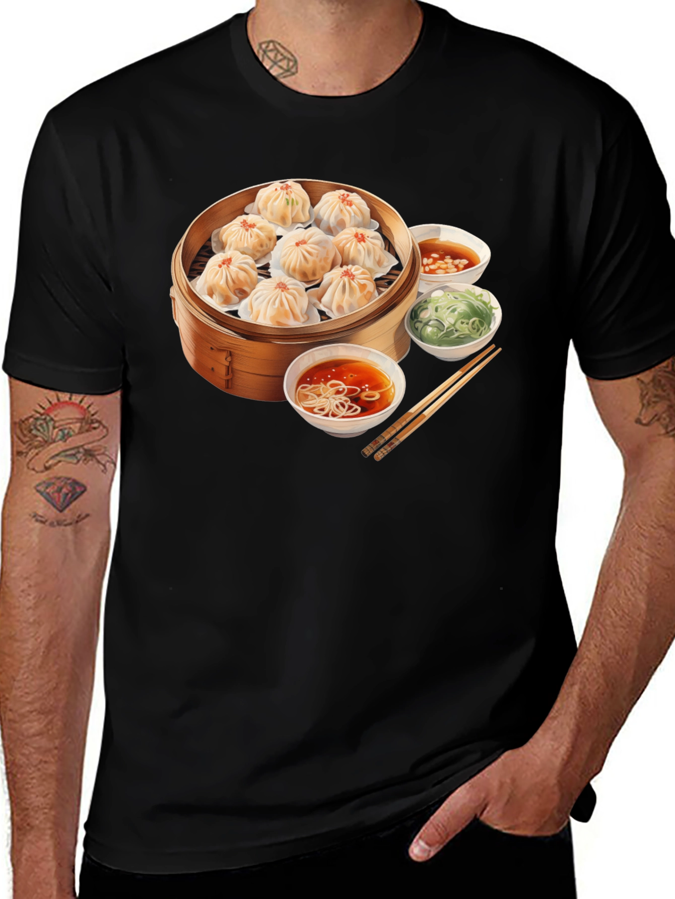 Variant 30 of Xiao Long Bao T-Shirt - Unique Asian Food Tee