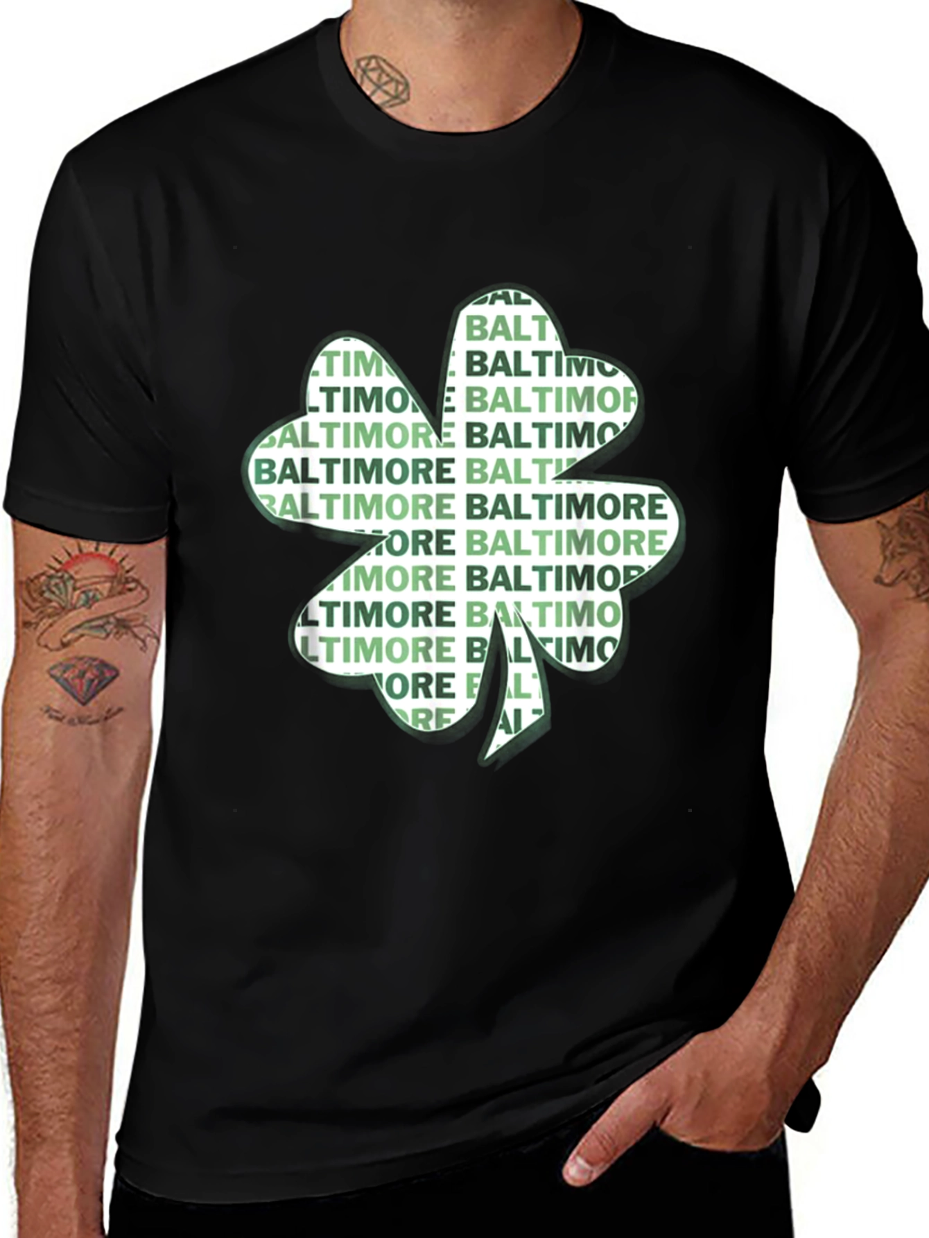 Baltimore Shamrock Graphic Tee