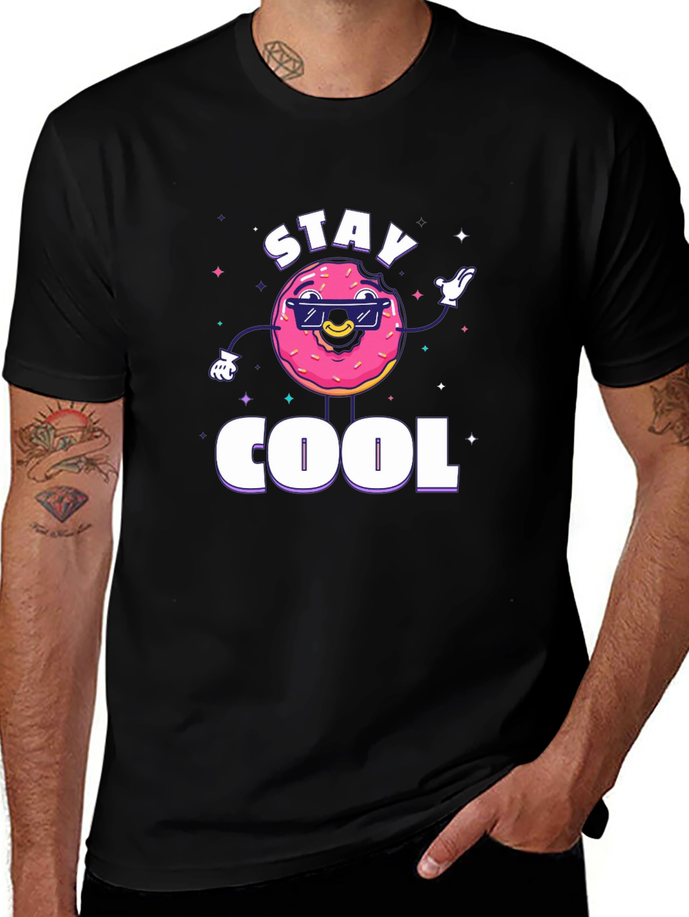 Variant 19 of Stay Cool Donut Graphic T-Shirt
