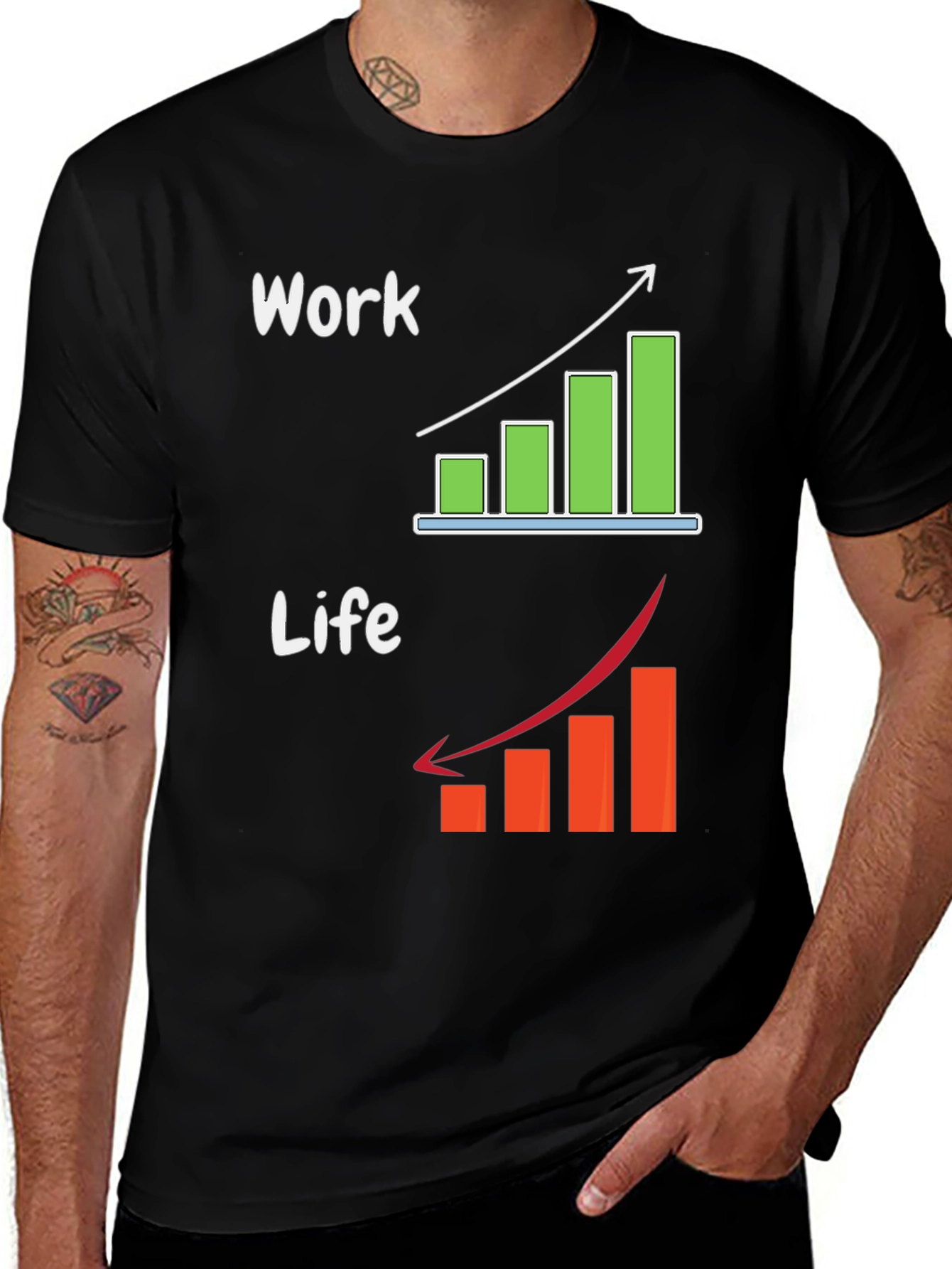 Variant 20 of Work Life Balance T-Shirt - Graphic Tee