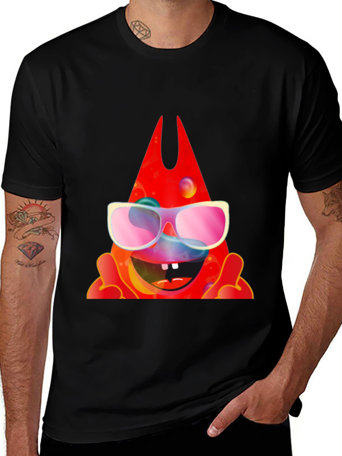 Variant 23 of Cool Cartoon Monster Graphic Tee
