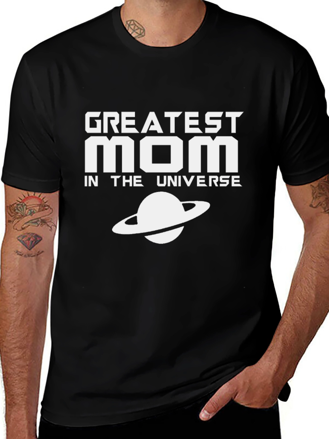 Variant 21 of Greatest Mom in the Universe Graphic T-Shirt