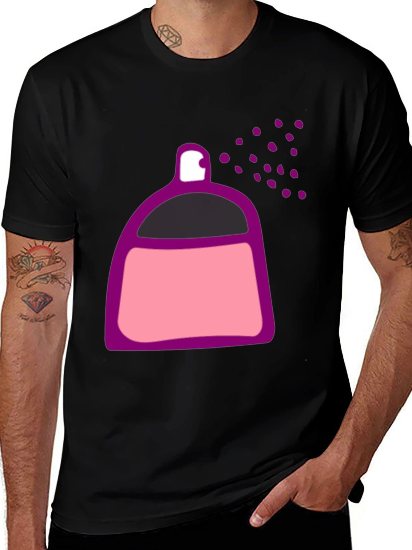 Variant 19 of Spray Can Graphic Tee - Urban Style