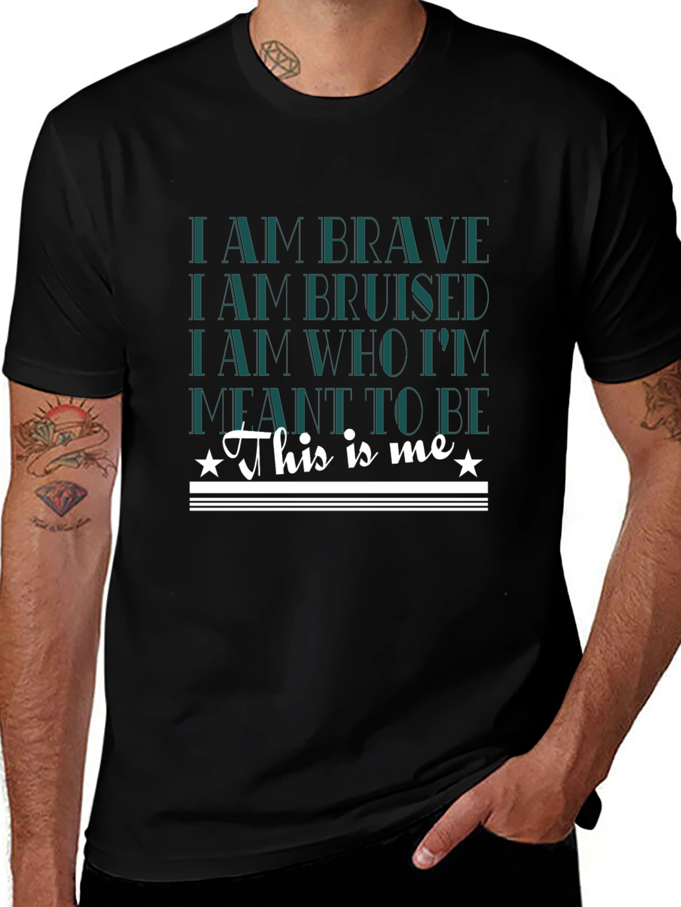 Variant 15 of Brave Bruised T-Shirt - This Is Me