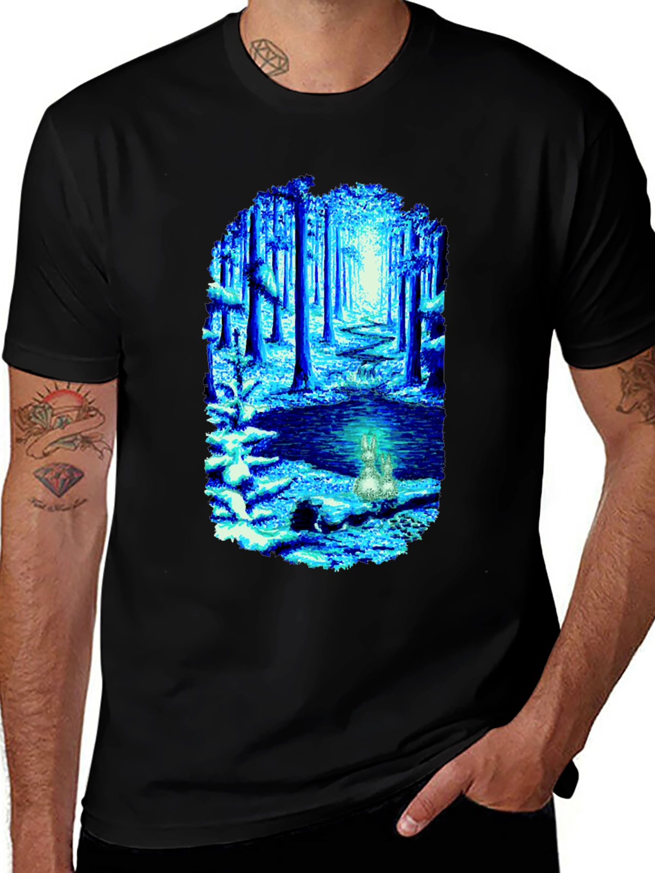 Variant 3 of Enchanted Forest Graphic Tee - Nature Lover's Dream