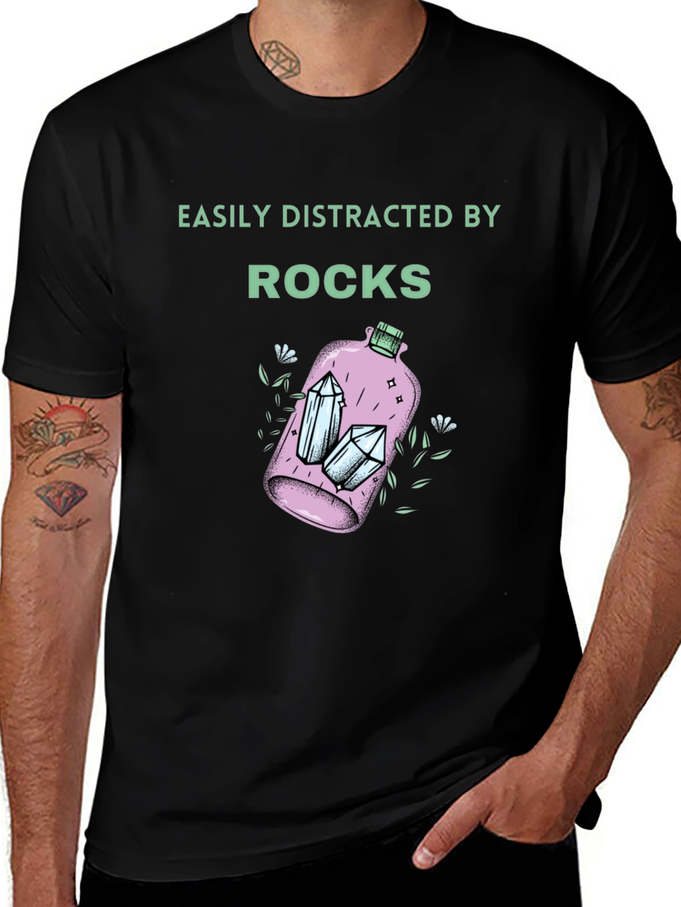 Easily Distracted By Rocks T-Shirt