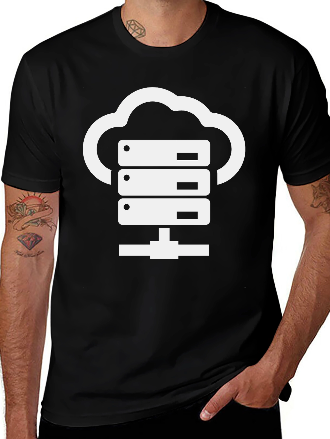 Variant 20 of Cloud Server Graphic T-Shirt