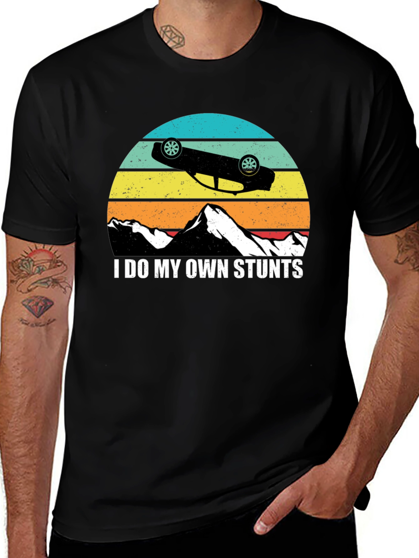 Variant 19 of I Do My Own Stunts T-Shirt