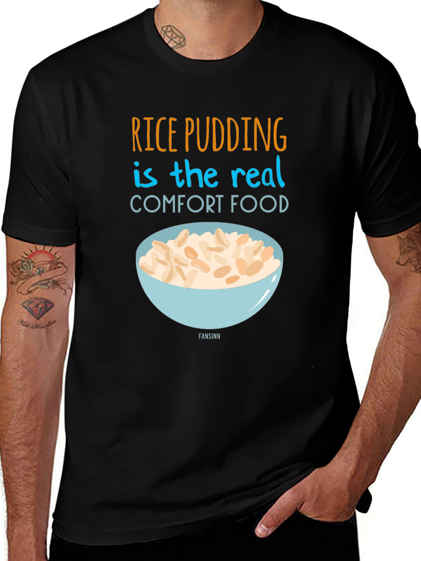 Variant 4 of Rice Pudding Comfort Food T-Shirt