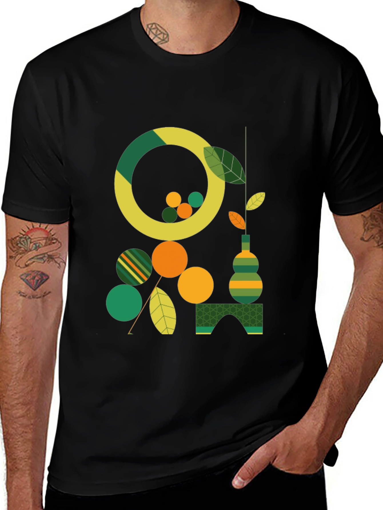 Variant 16 of Abstract Geometric Design T-Shirt