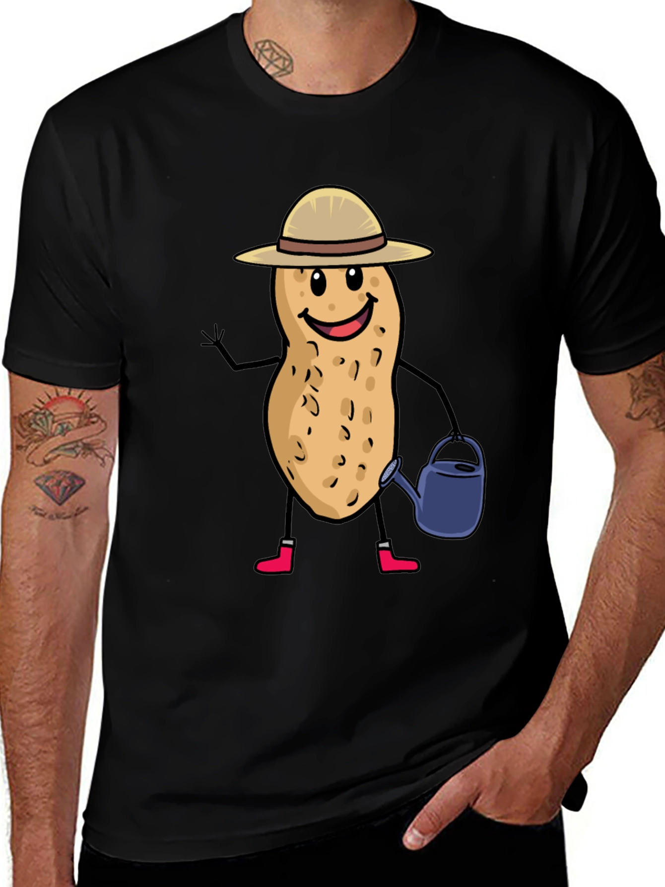 Variant 11 of Funny Peanut Gardener T-Shirt