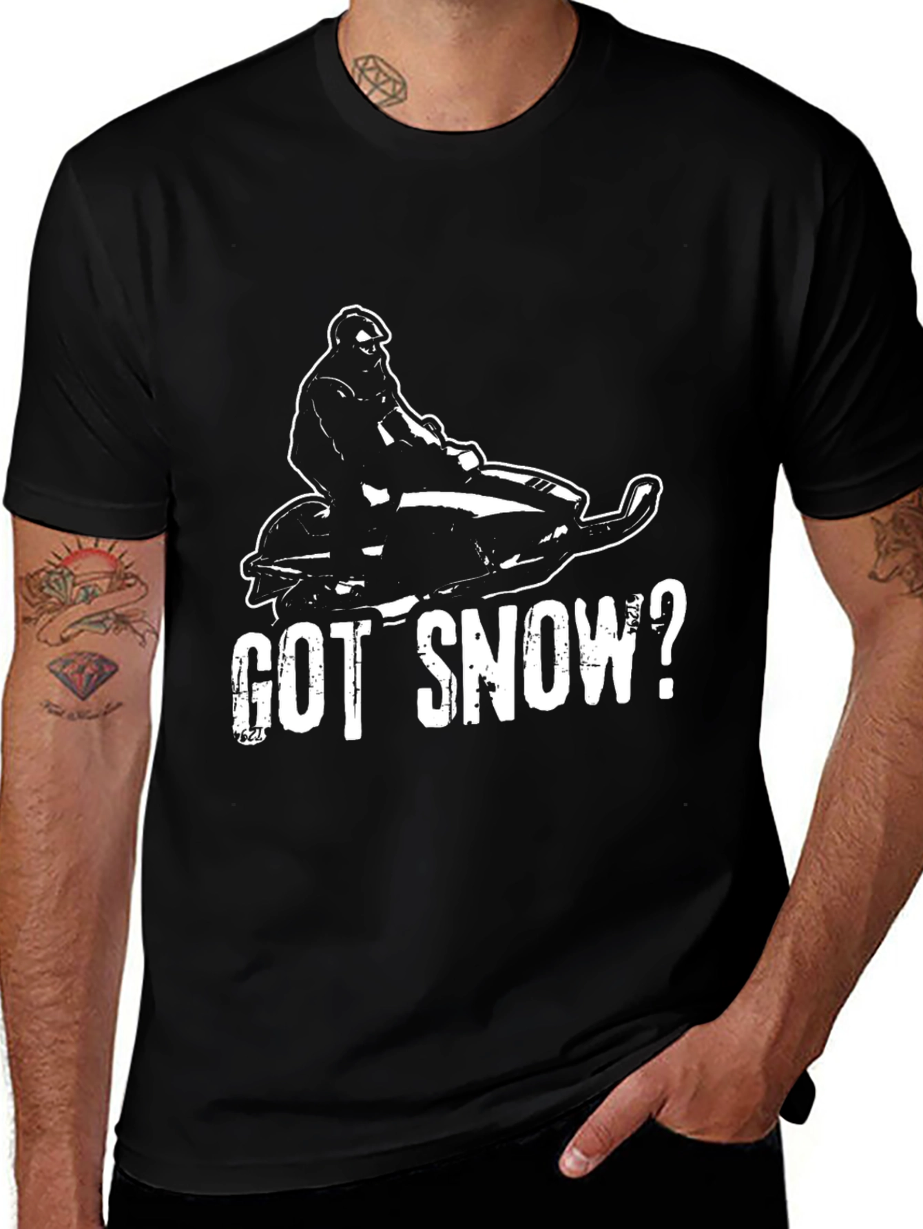 Variant 20 of Got Snow? Graphic Tee - Black