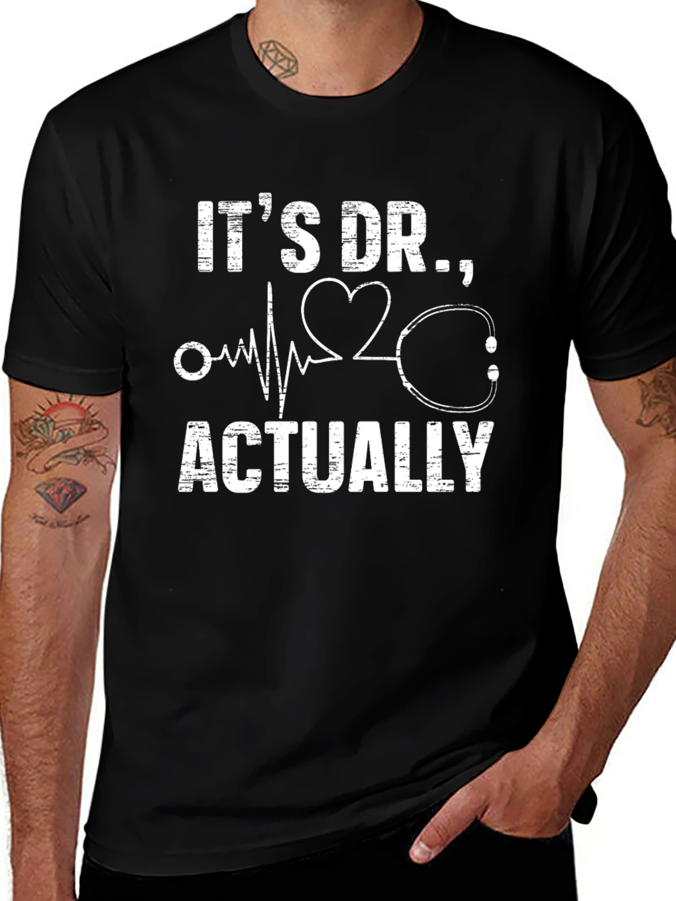 Variant 2 of It's Dr., Actually - Funny Medical T-Shirt