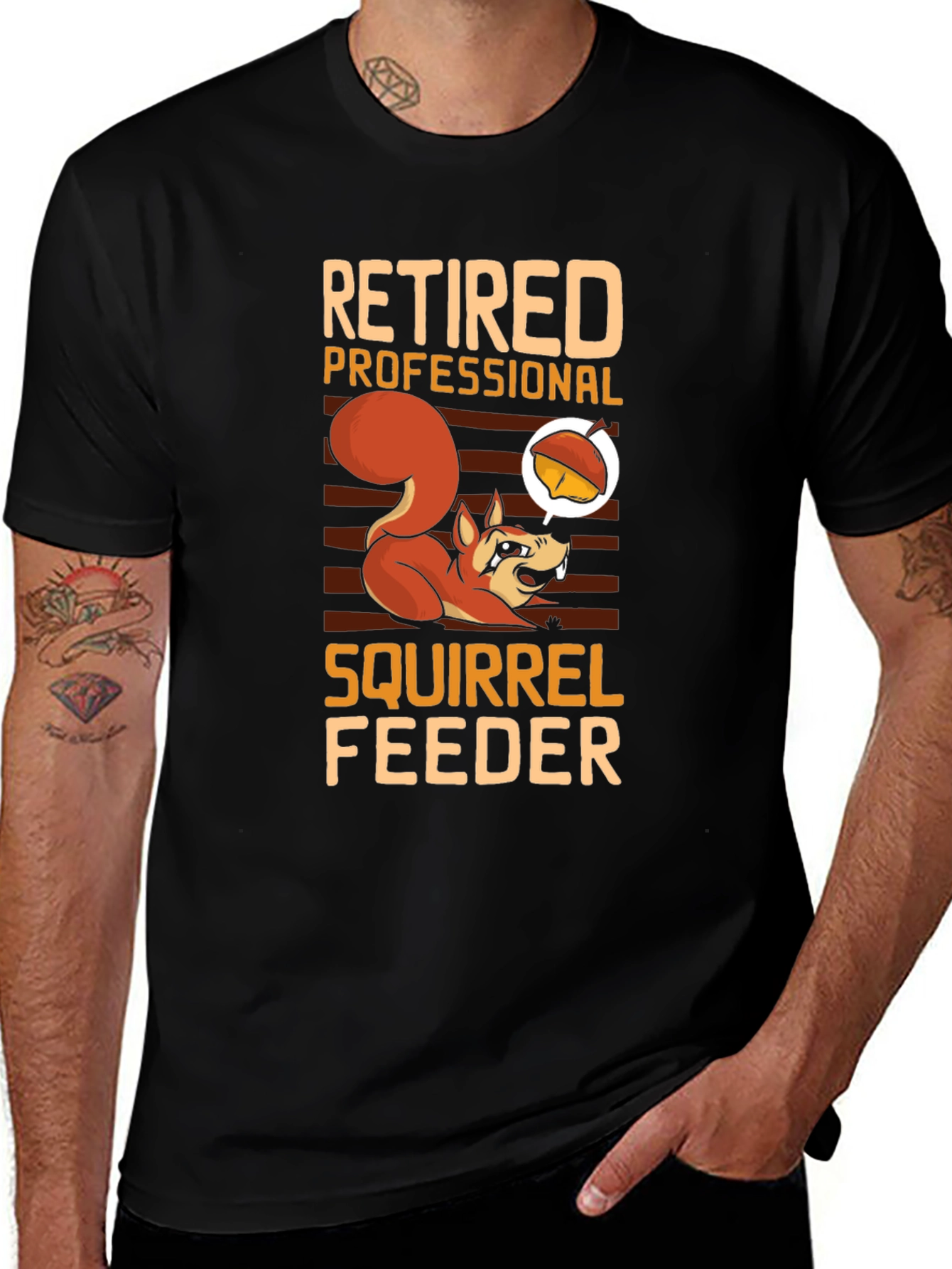 Variant 20 of Retired Professional Squirrel Feeder T-Shirt