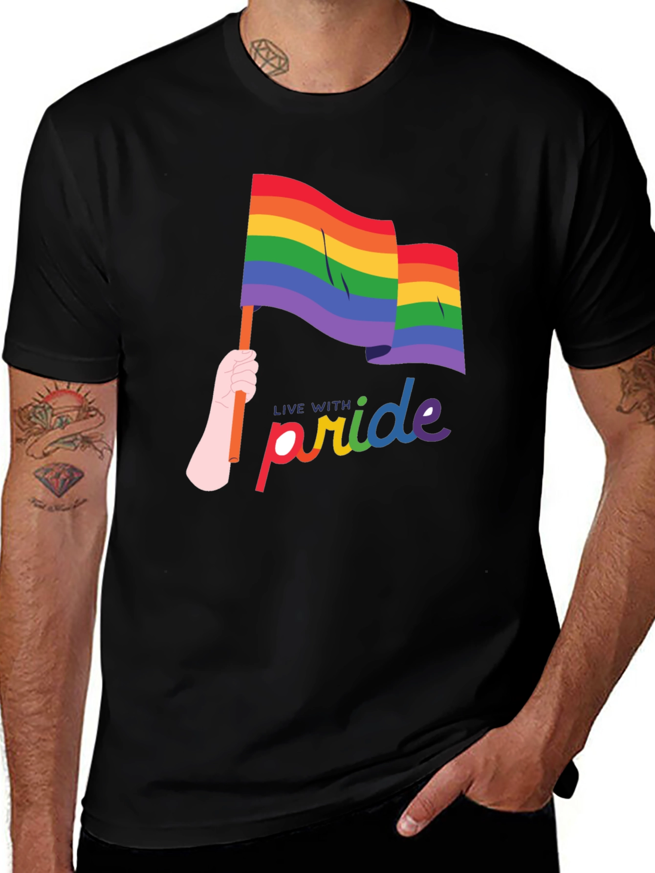 Live With Pride Graphic Tee