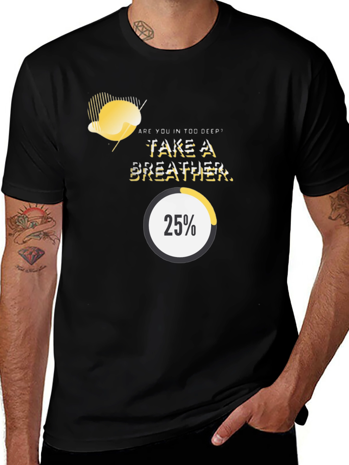 Black Take a Breather T-Shirt main image