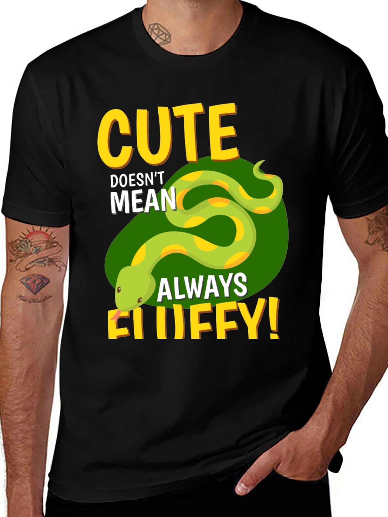 Variant 17 of Cute Doesn't Mean Always Fluffy T-Shirt