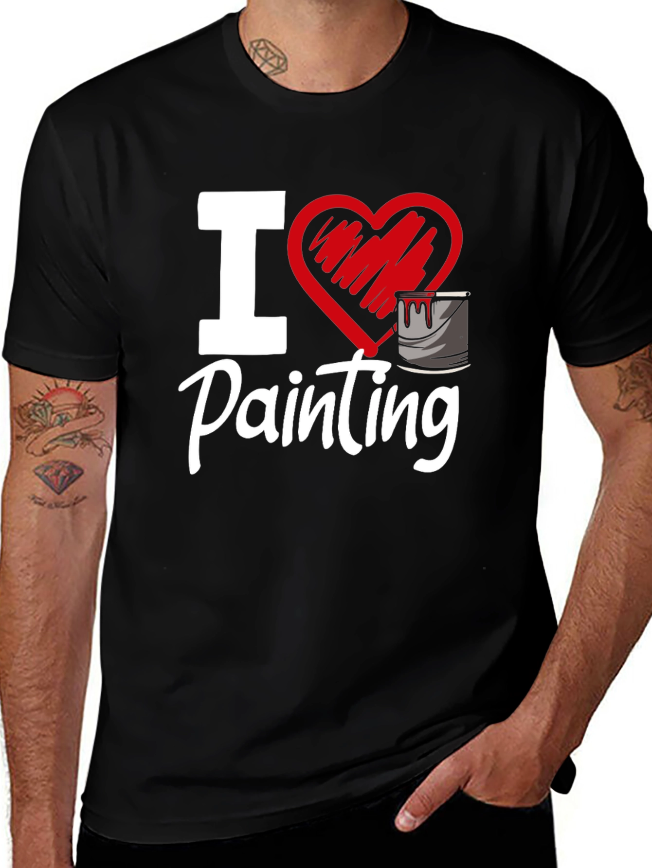 I Love Painting T-Shirt - Artist Apparel