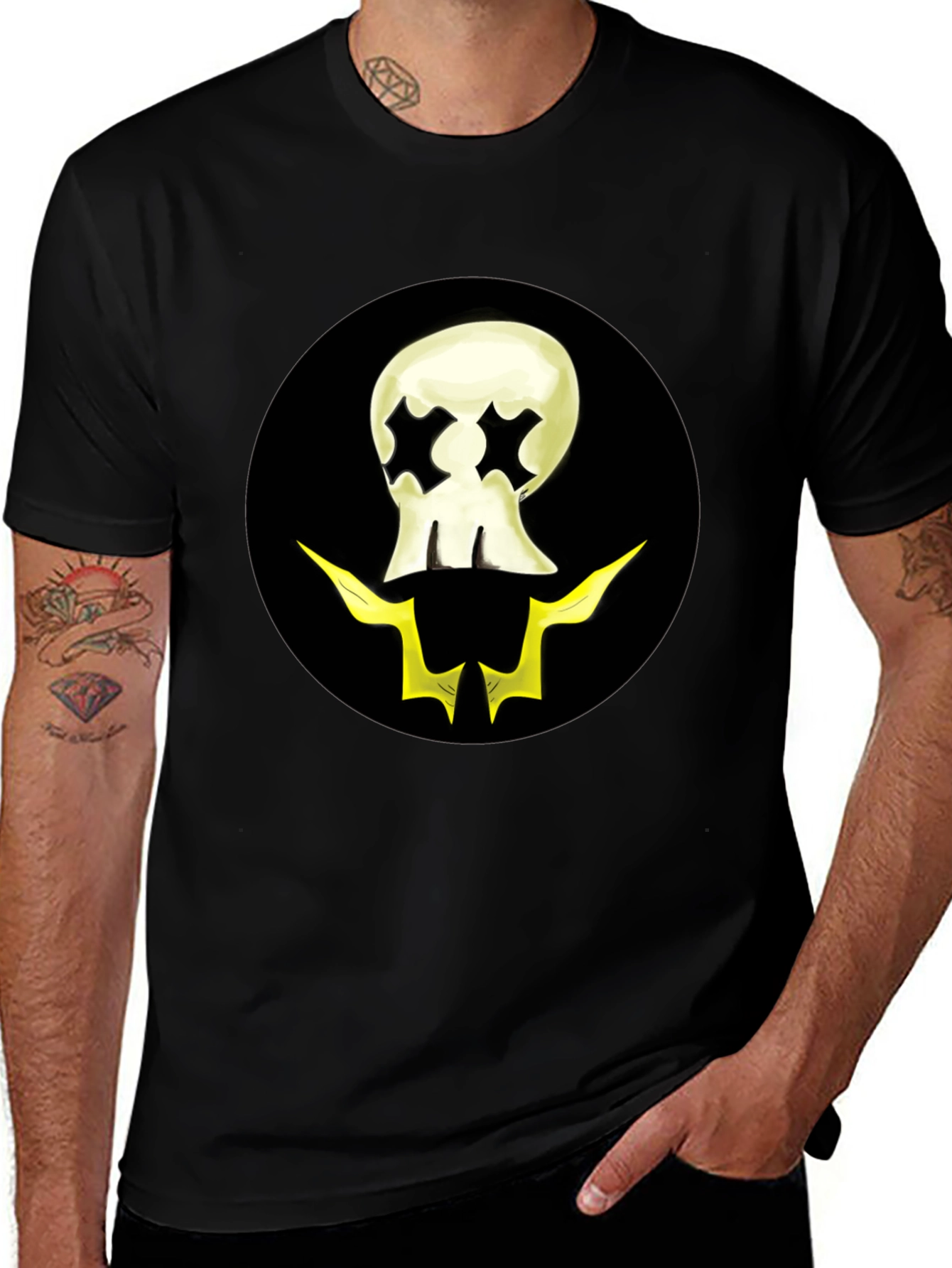 Variant 7 of Skull Graphic Tee - Cool Casual Style