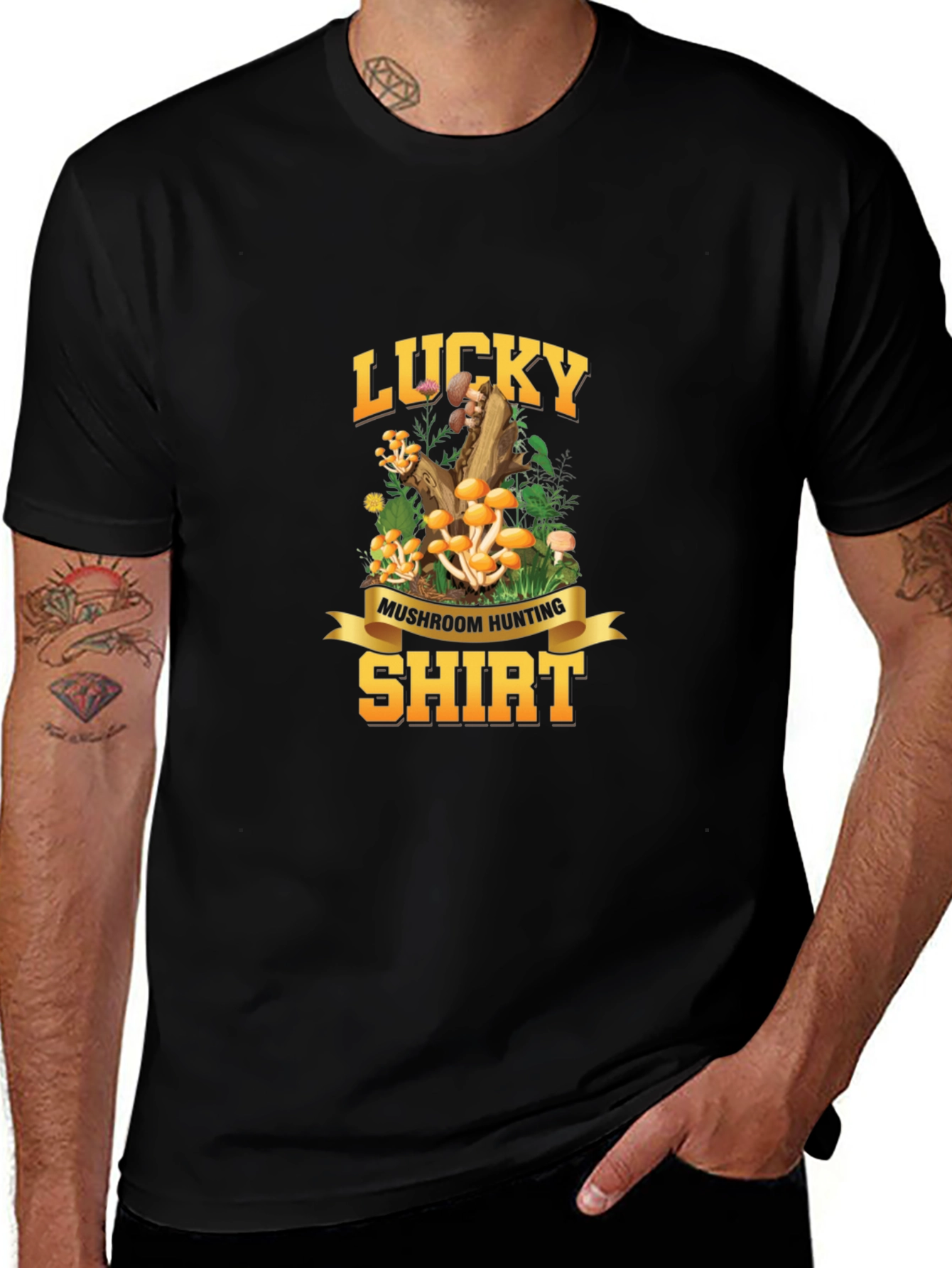 Variant 5 of Lucky Mushroom Hunting Shirt