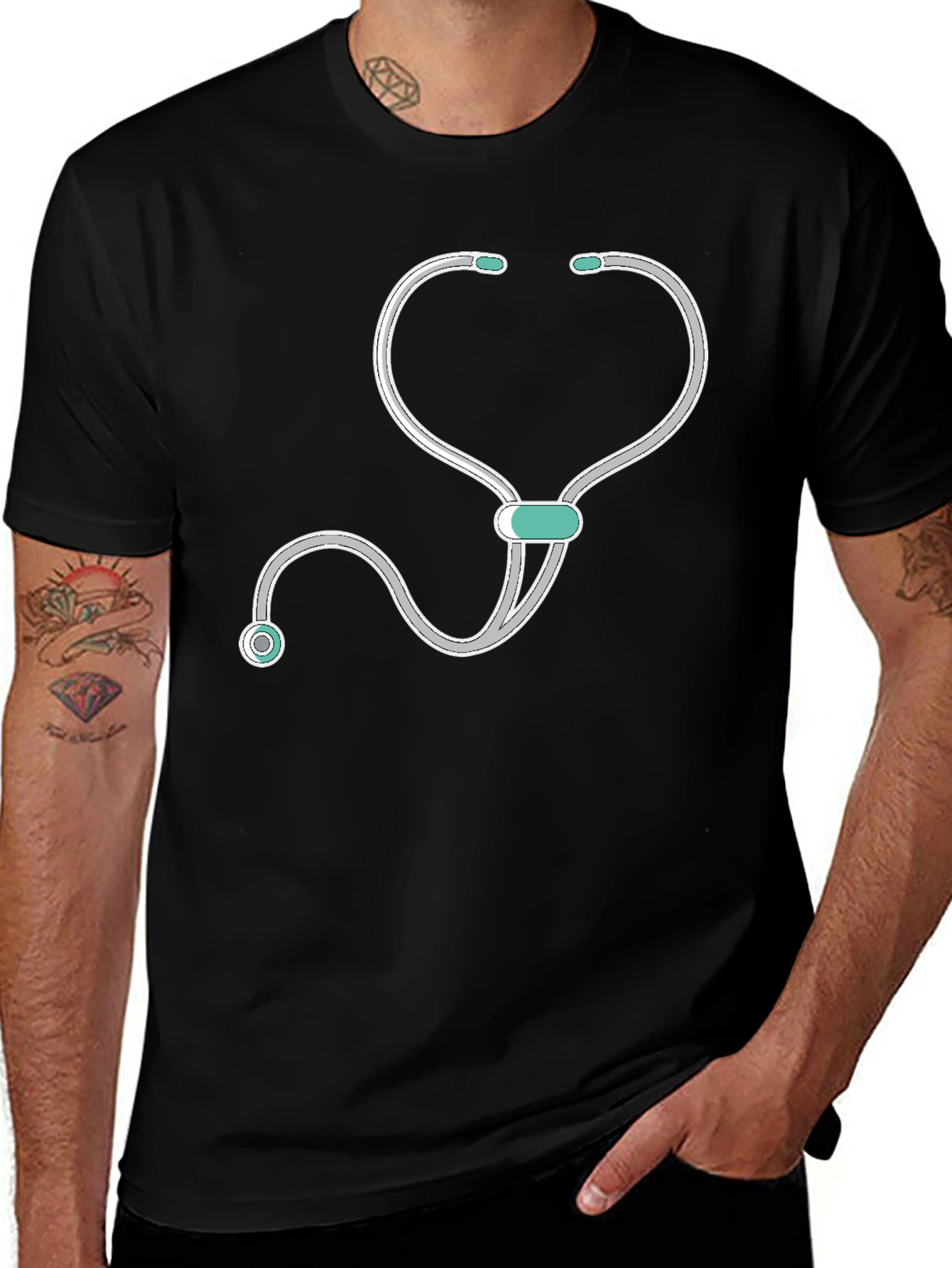 Variant 18 of Stethoscope Graphic Tee - Medical Professional Gift