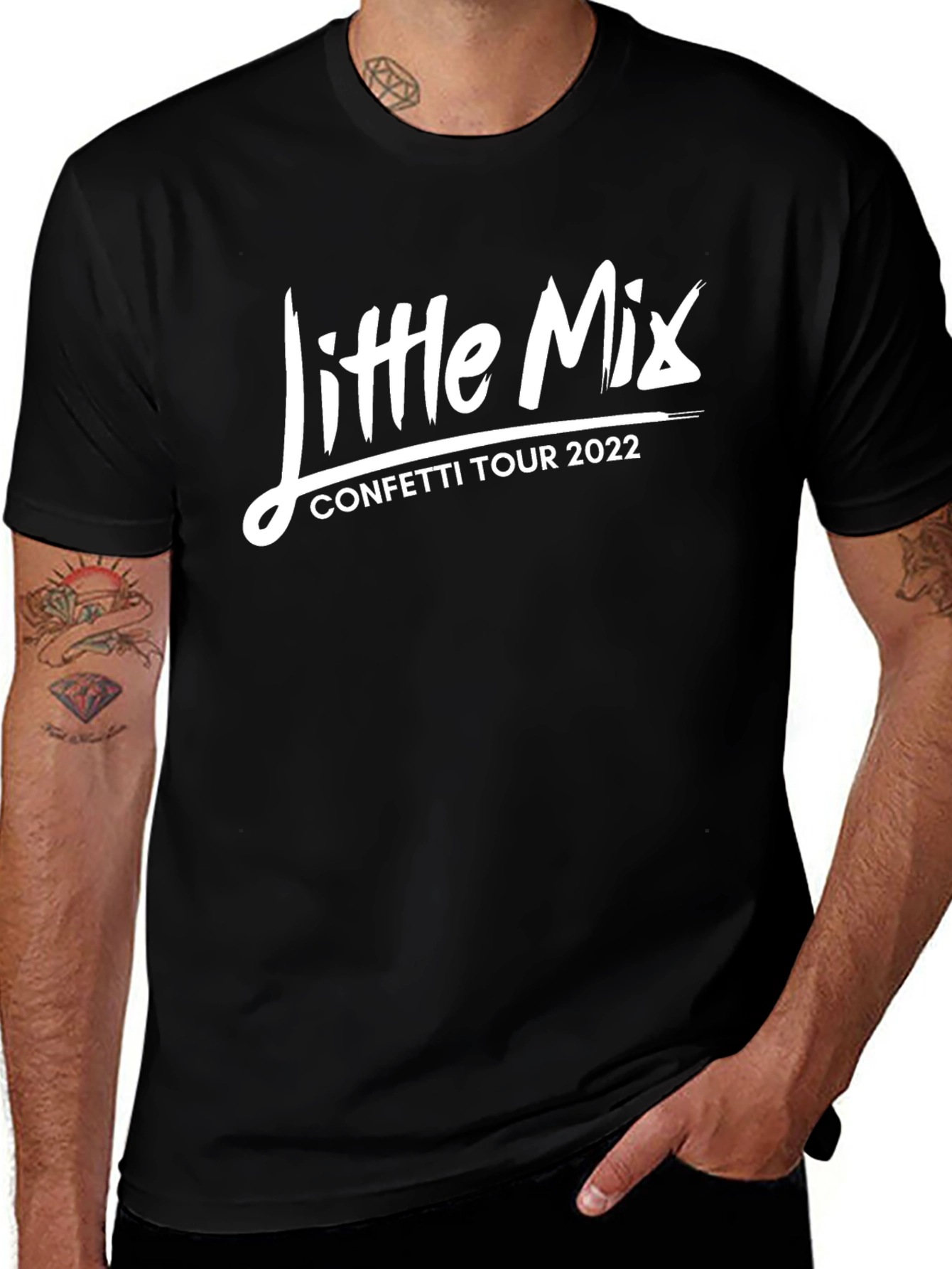 Little Mix Confetti Tour 2022 Black T-Shirt