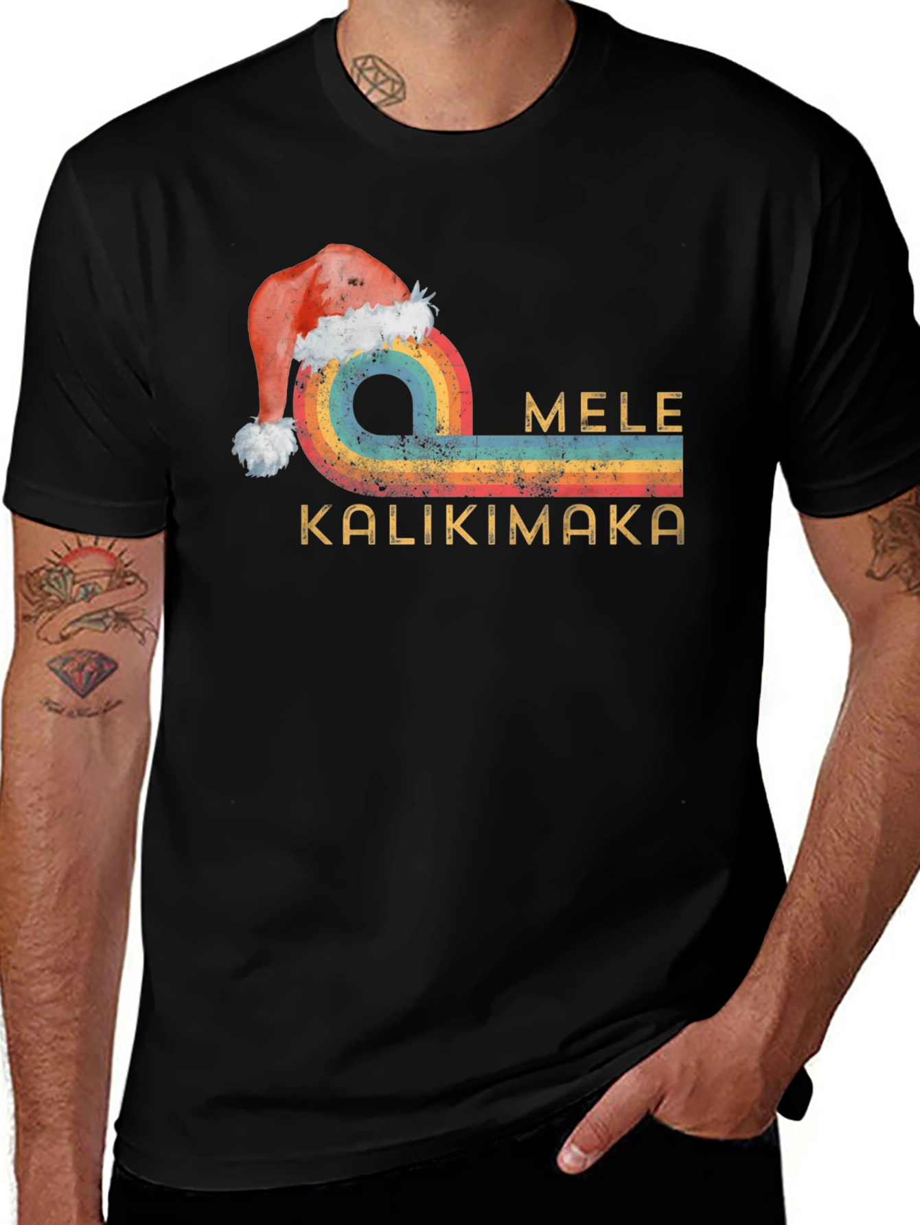 Mele Kalikimaka Hawaiian Christmas T-Shirt