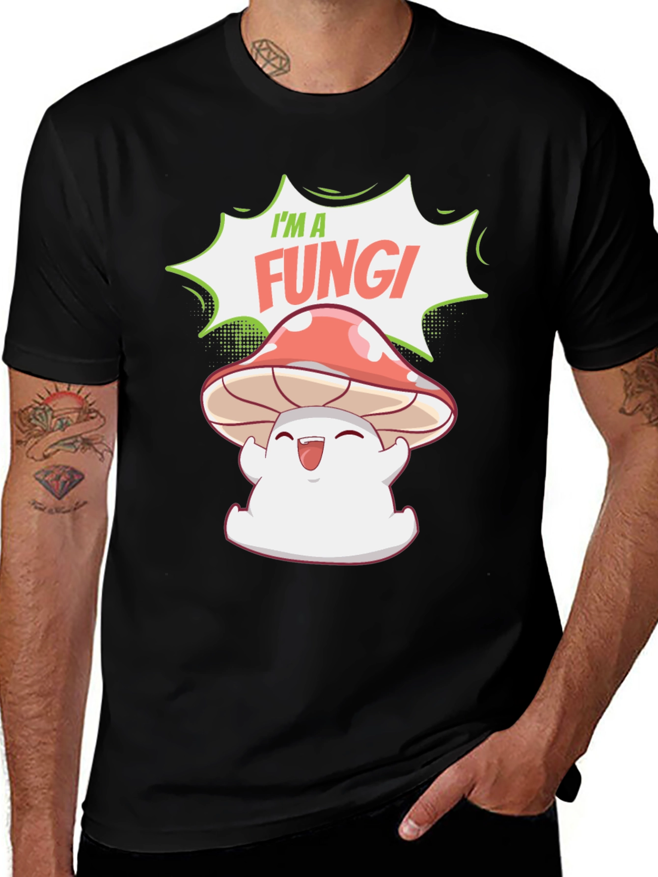 Variant 27 of I'm a Fungi T-Shirt - Funny Mushroom Graphic Tee