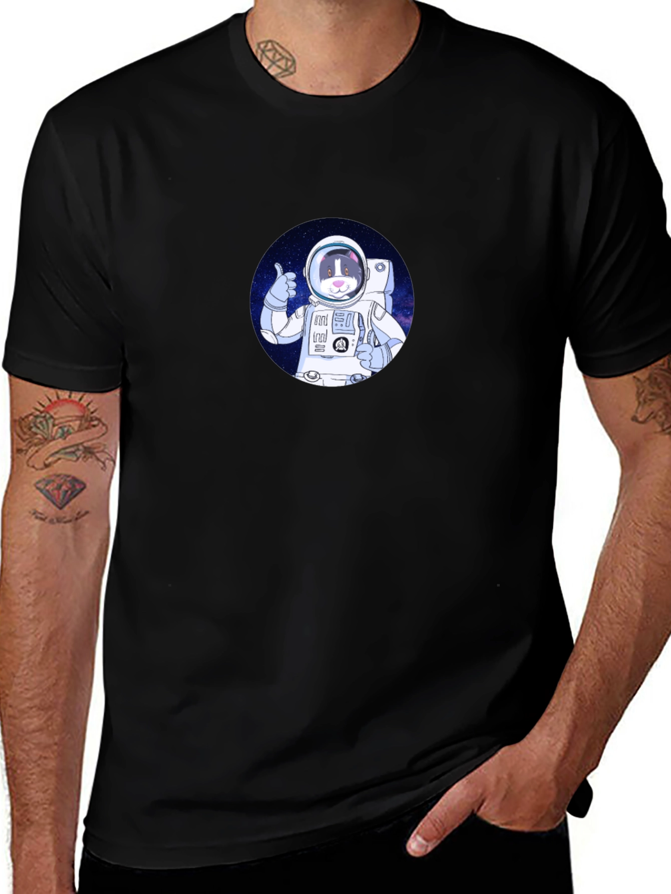 Variant 18 of Astronaut Guinea Pig T-Shirt - Space Adventure!