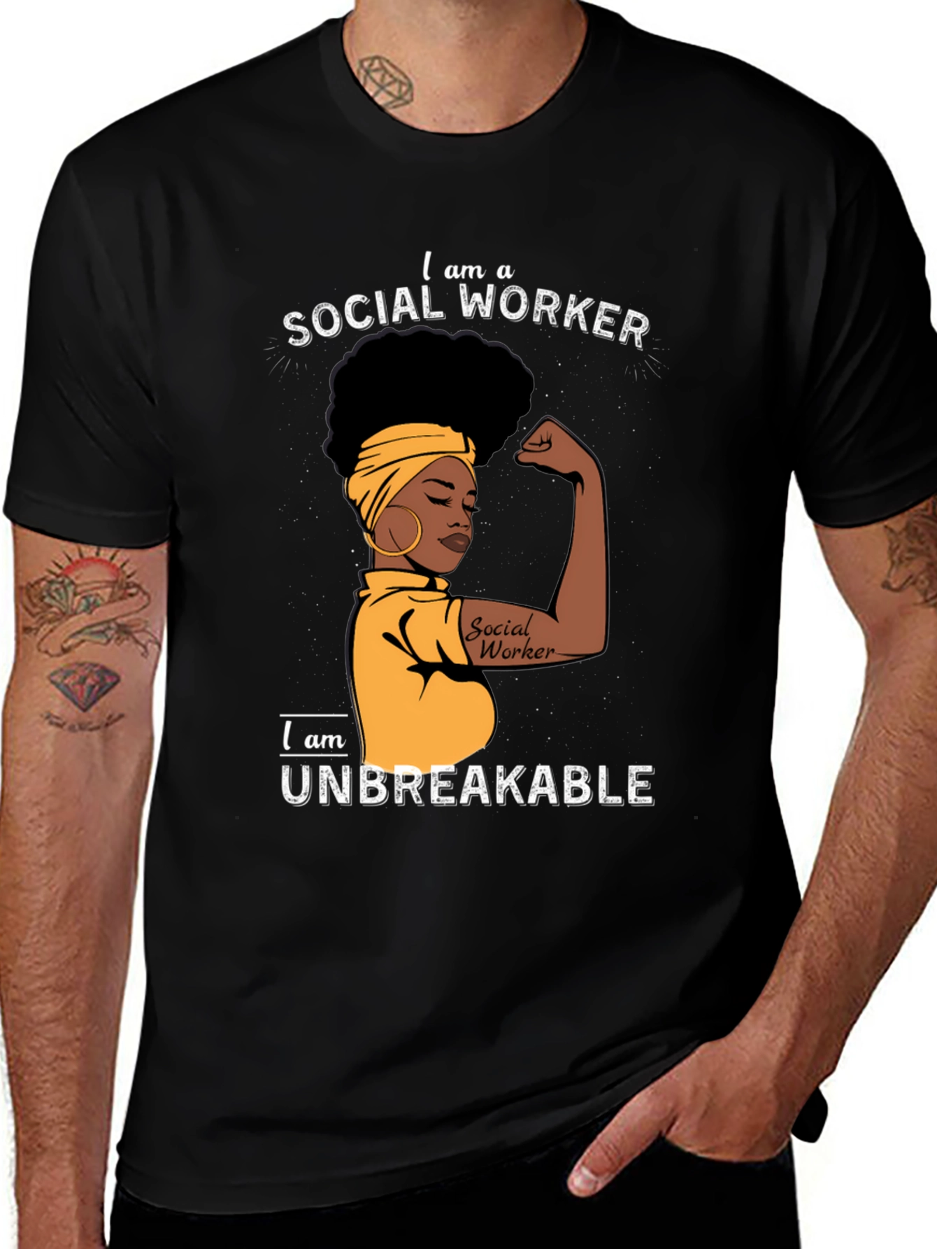 Variant 6 of Social Worker Unbreakable T-Shirt