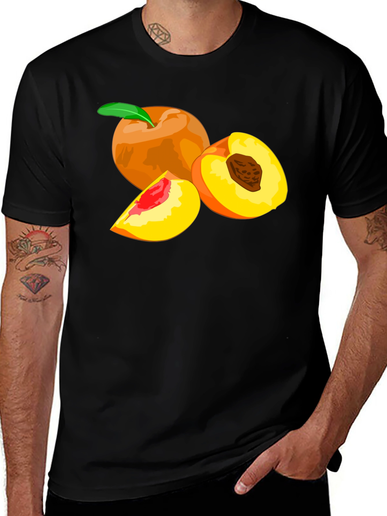 Variant 12 of Peach Graphic T-Shirt