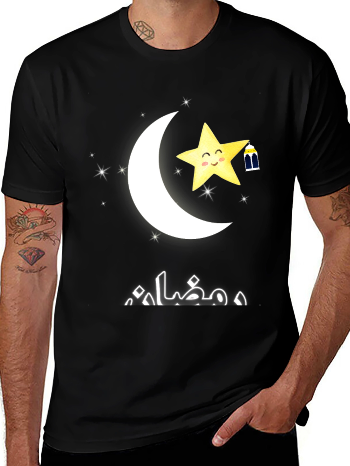 Ramadan Star & Moon Graphic Tee