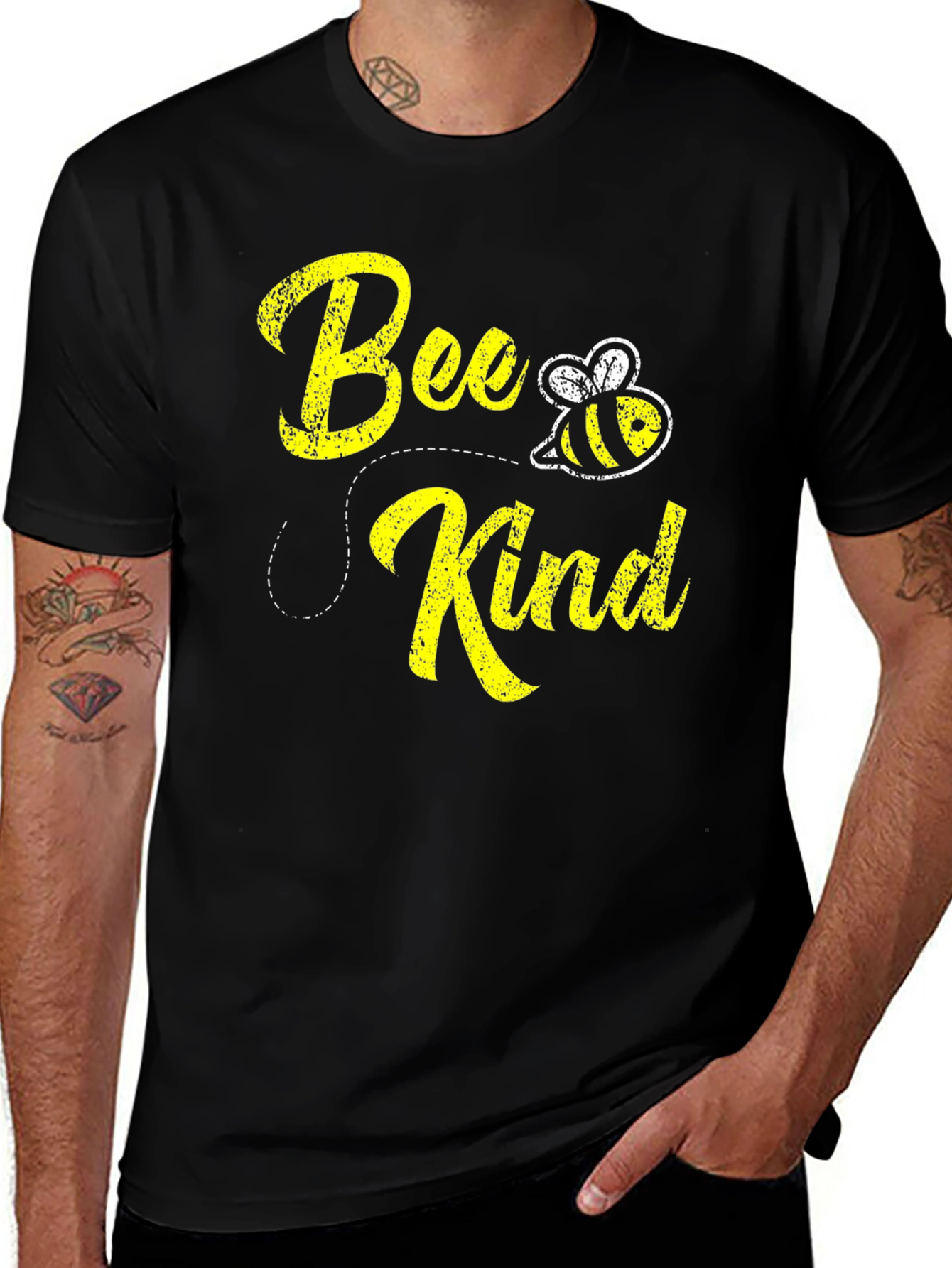 Bee Kind Graphic Tee - Positive Message T-Shirt