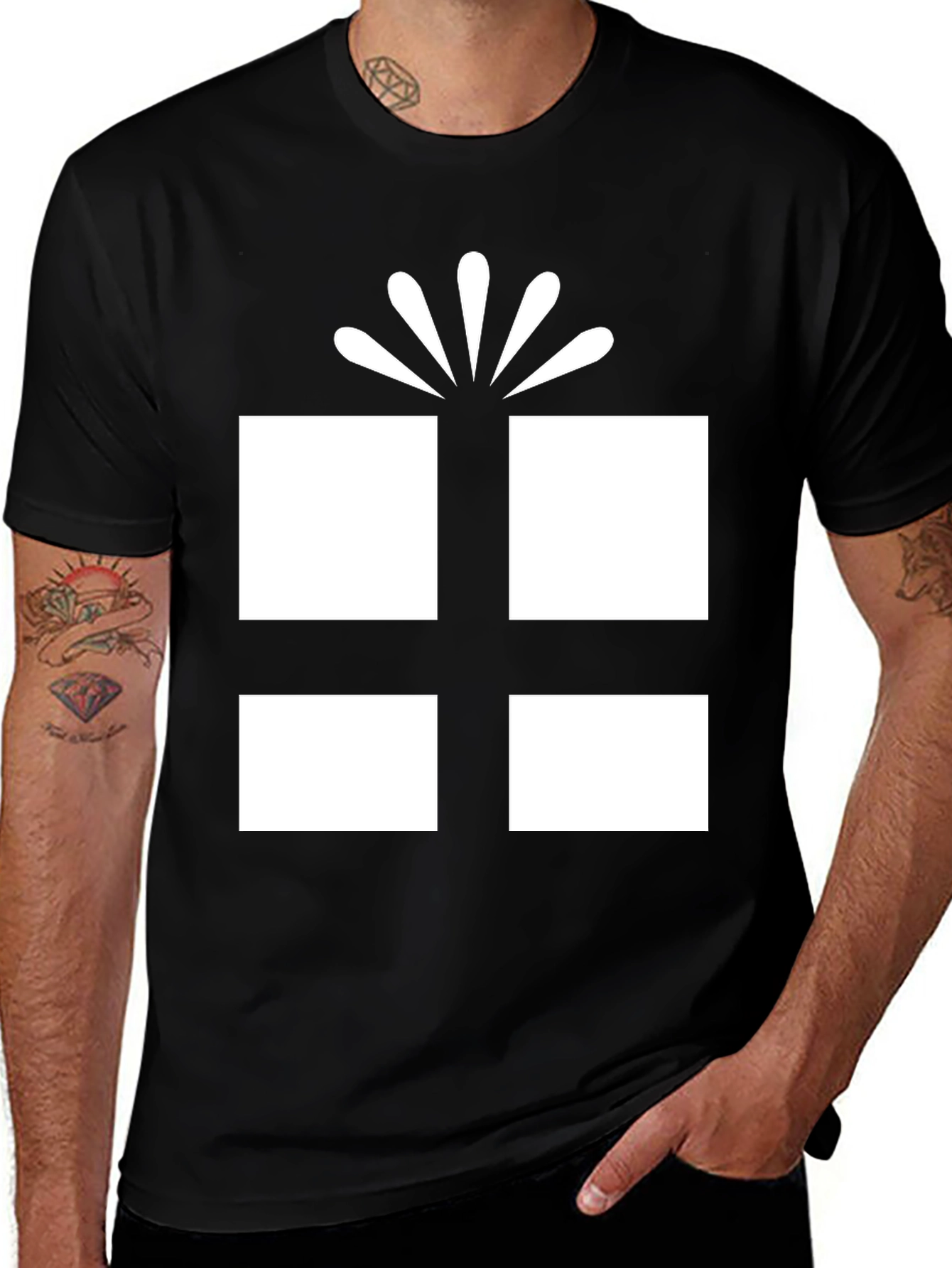 Variant 5 of Gift Box Graphic Tee - Stylish Unisex T-Shirt