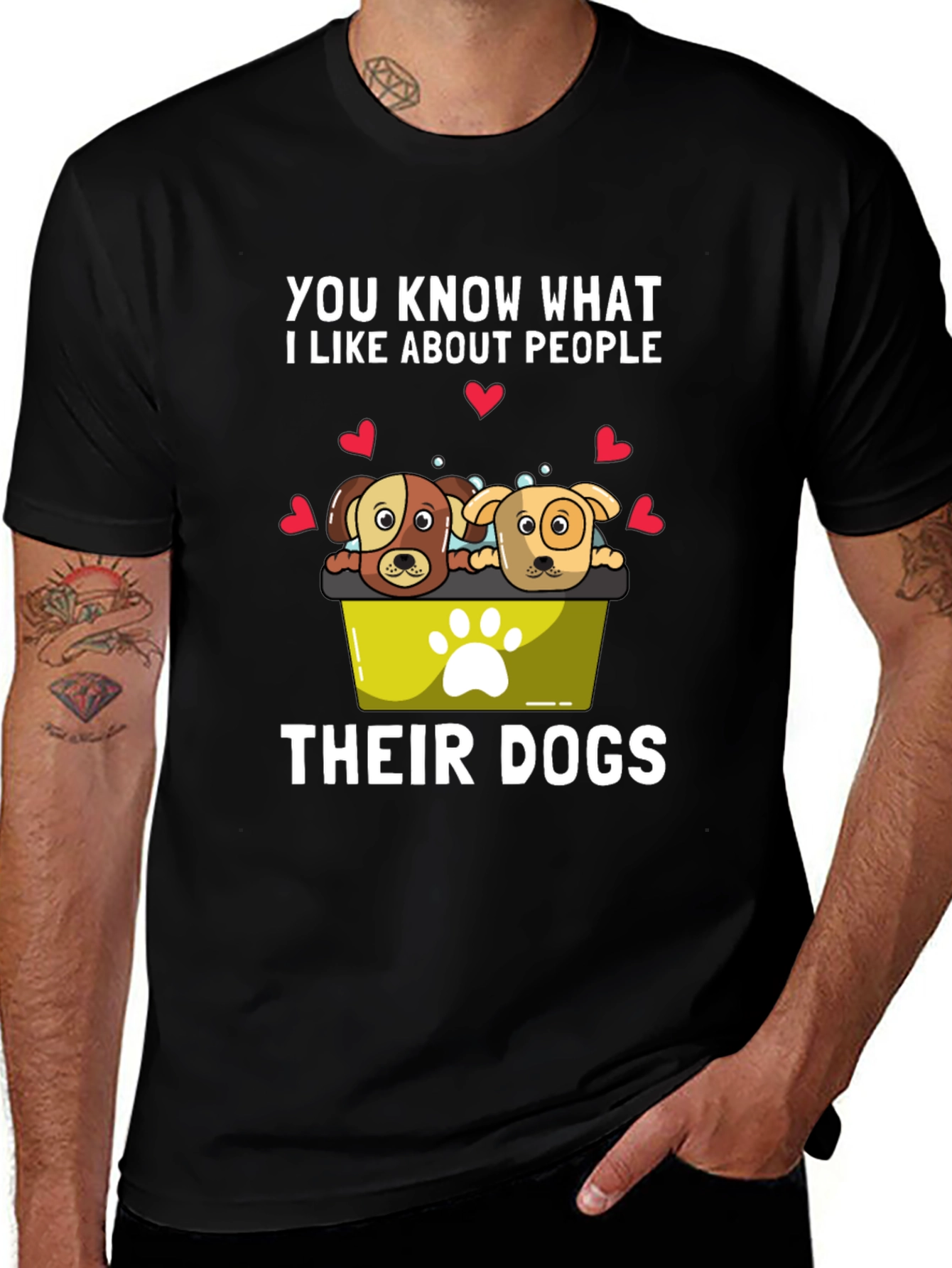 Variant 5 of Dog Lover T-Shirt - People and Their Dogs