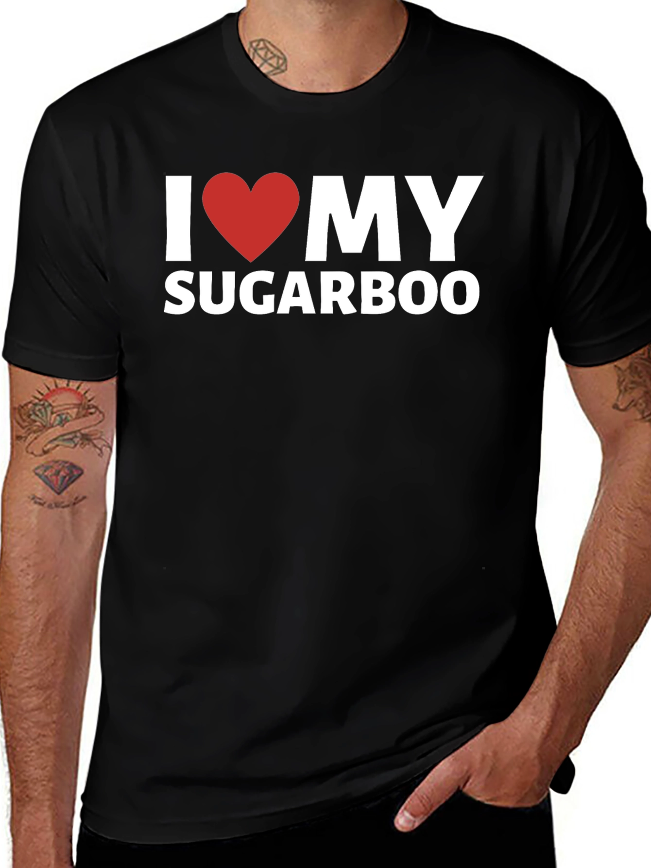 Variant 27 of I Heart My Sugarboo T-Shirt - Novelty Graphic Tee