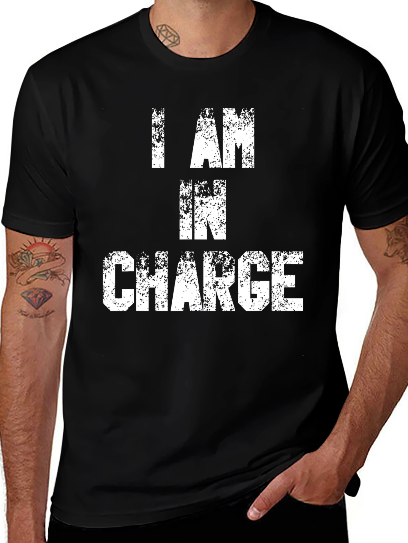 Variant 16 of I AM IN CHARGE Graphic Tee - Statement T-Shirt