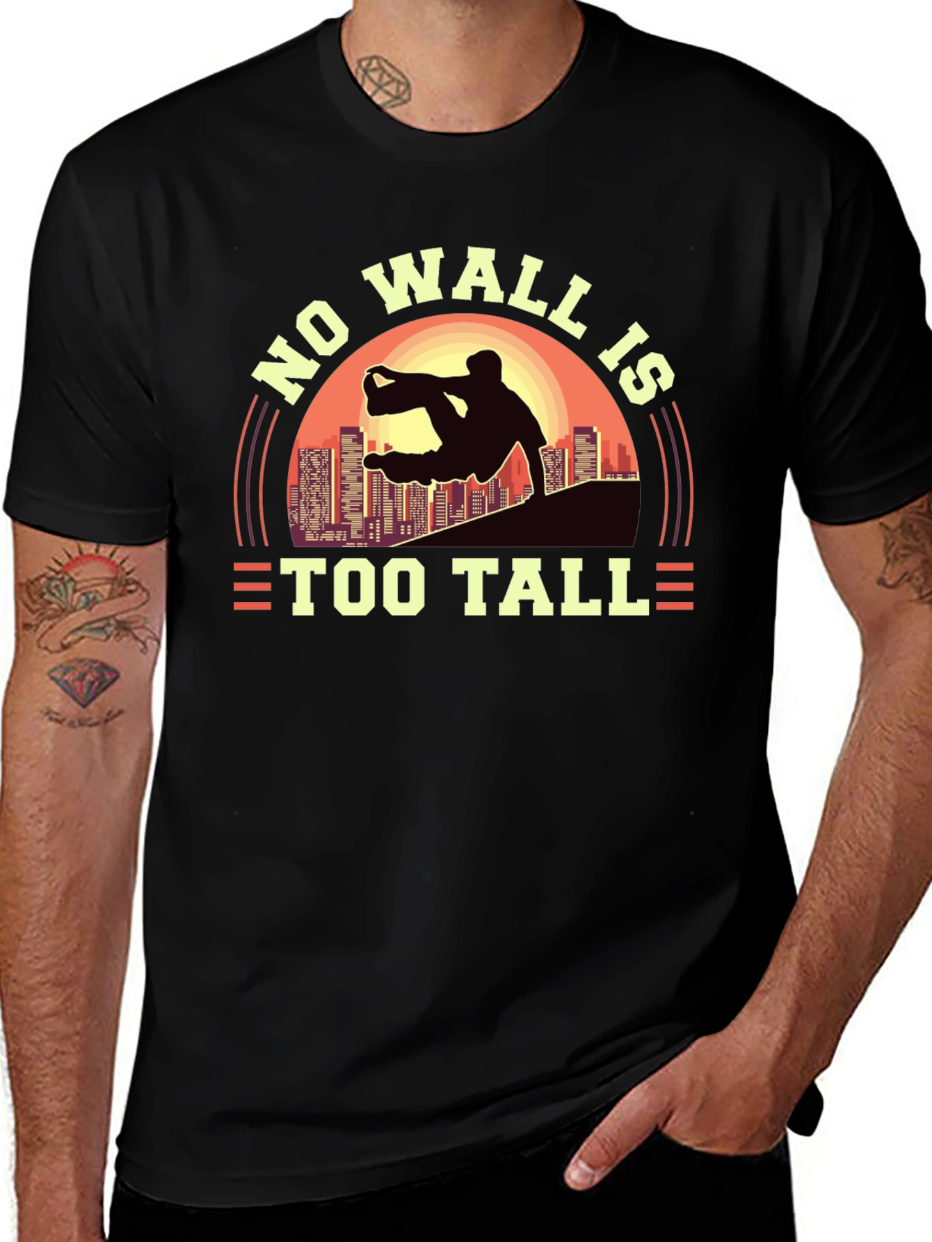 Variant 25 of No Wall Is Too Tall T-Shirt