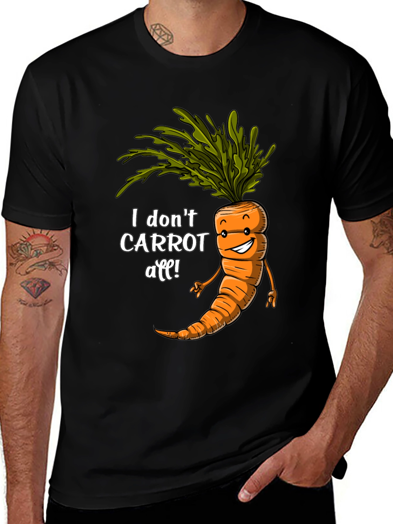 Variant 8 of I Don't Carrot All! Funny Graphic Tee