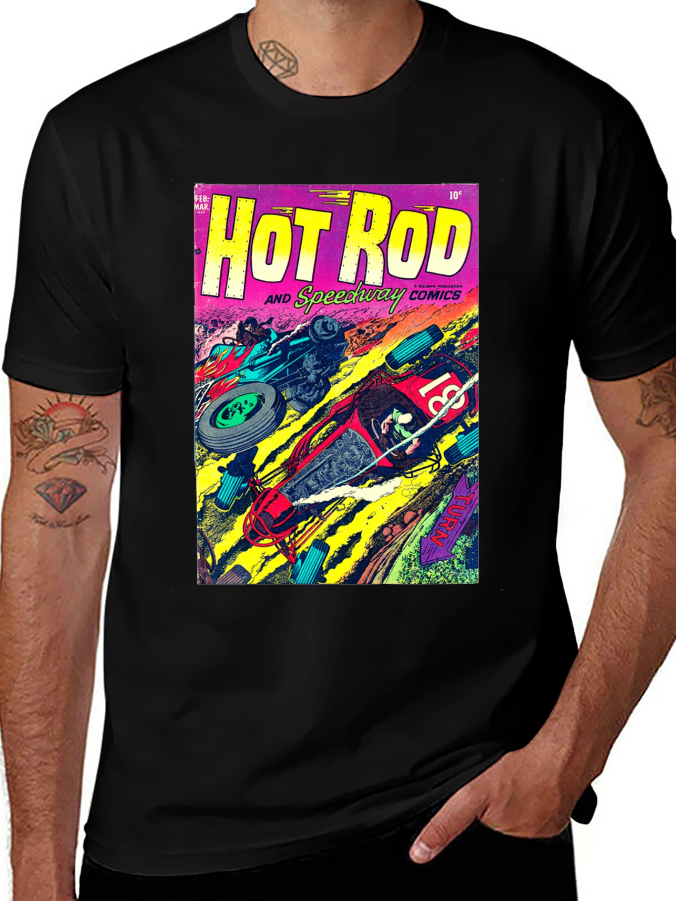 Variant 9 of Hot Rod Comics T-Shirt