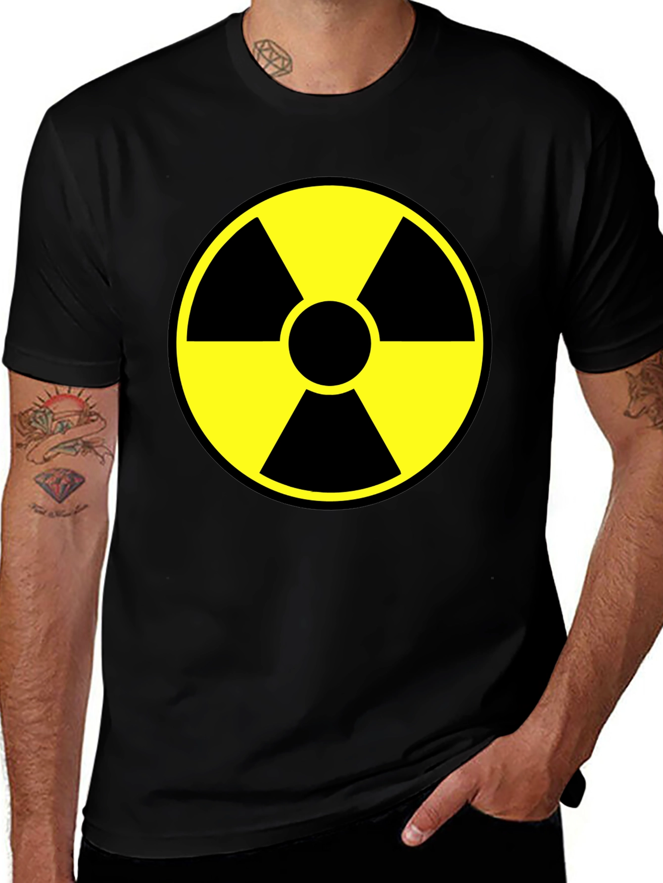 Variant 26 of Radioactive Symbol Graphic T-Shirt