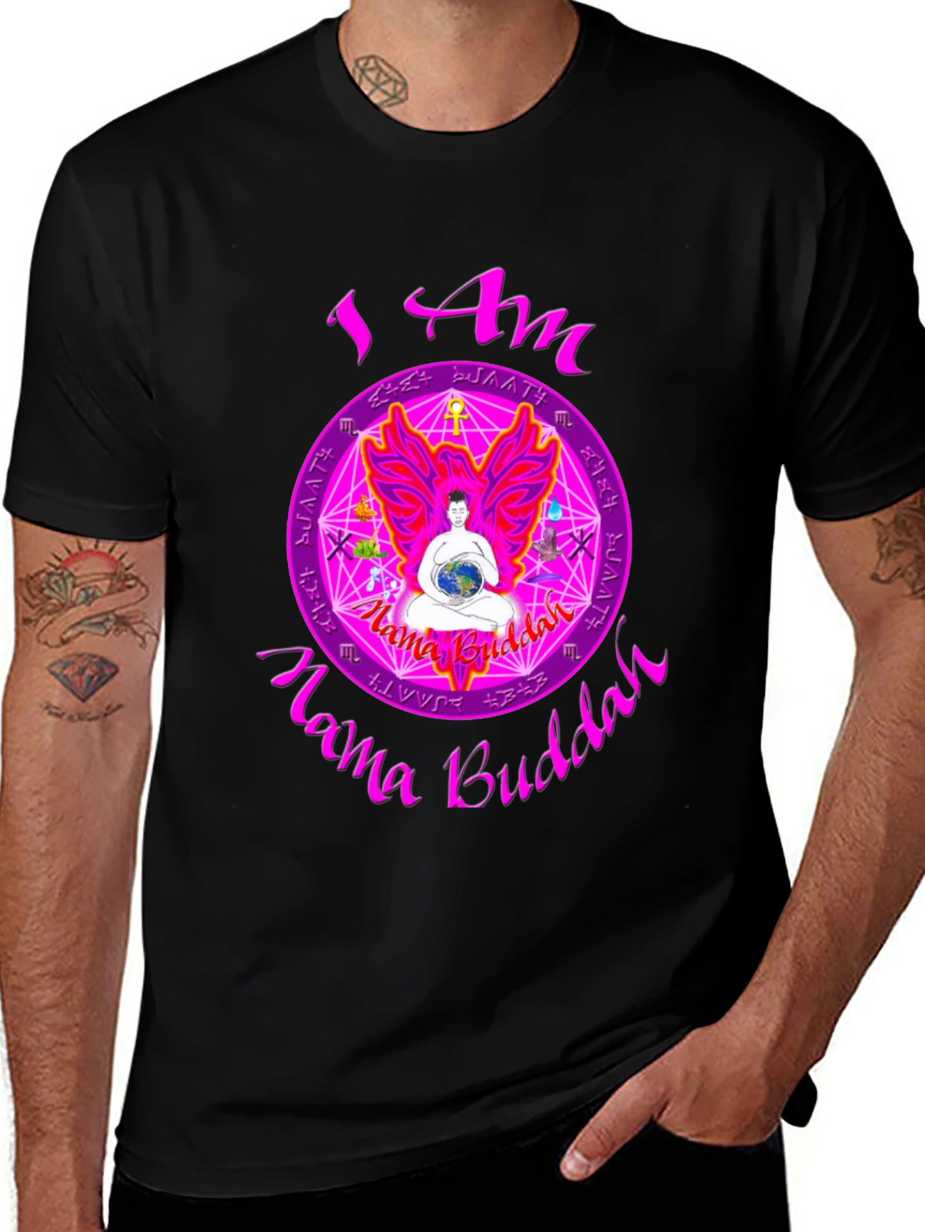 Variant 30 of I Am Mama Buddah Graphic Tee