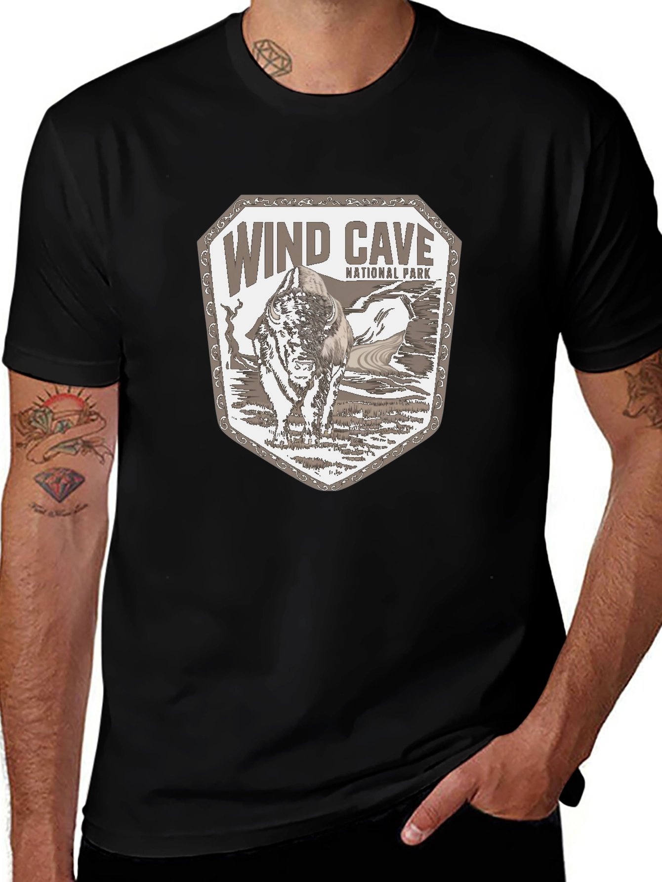 Variant 24 of Wind Cave National Park Graphic T-Shirt