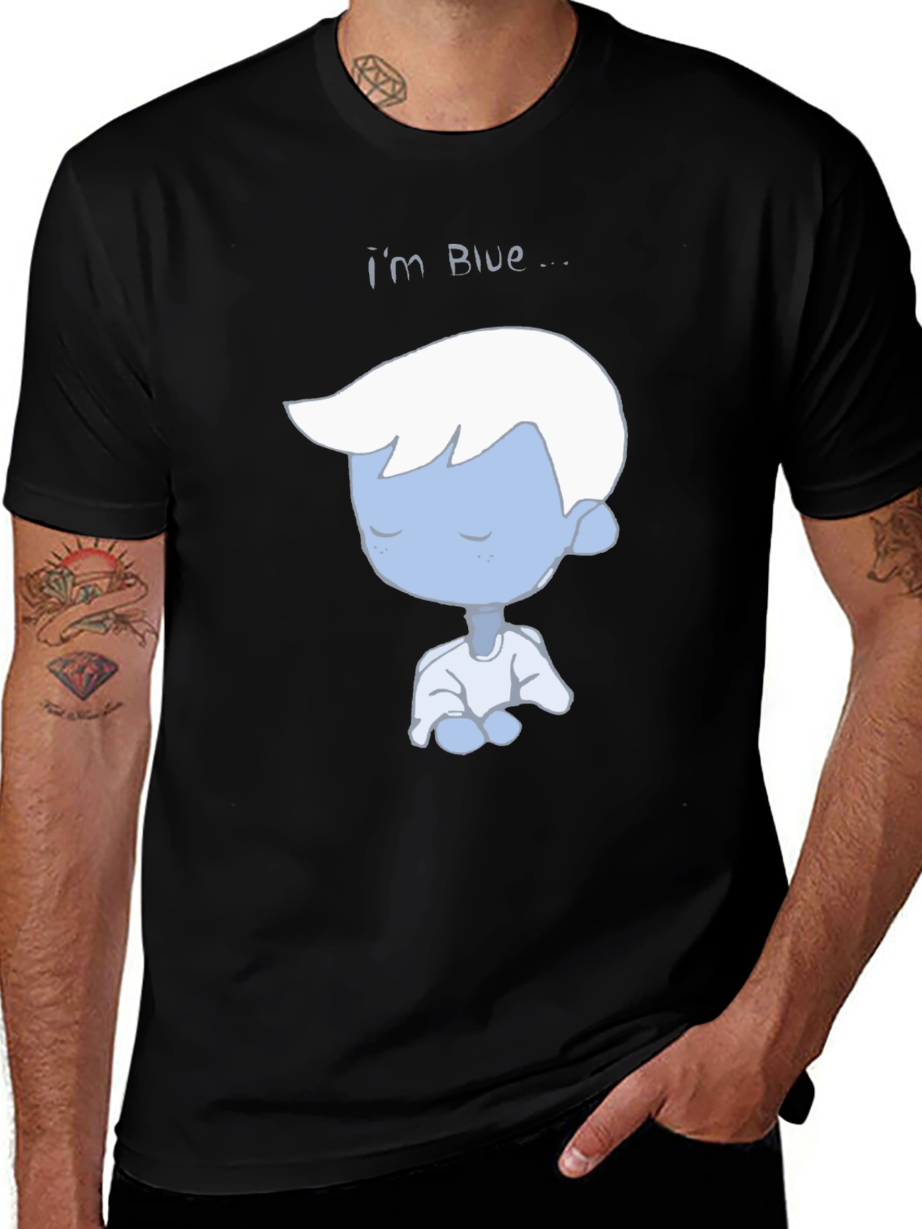 Variant 27 of I'm Blue Graphic T-Shirt