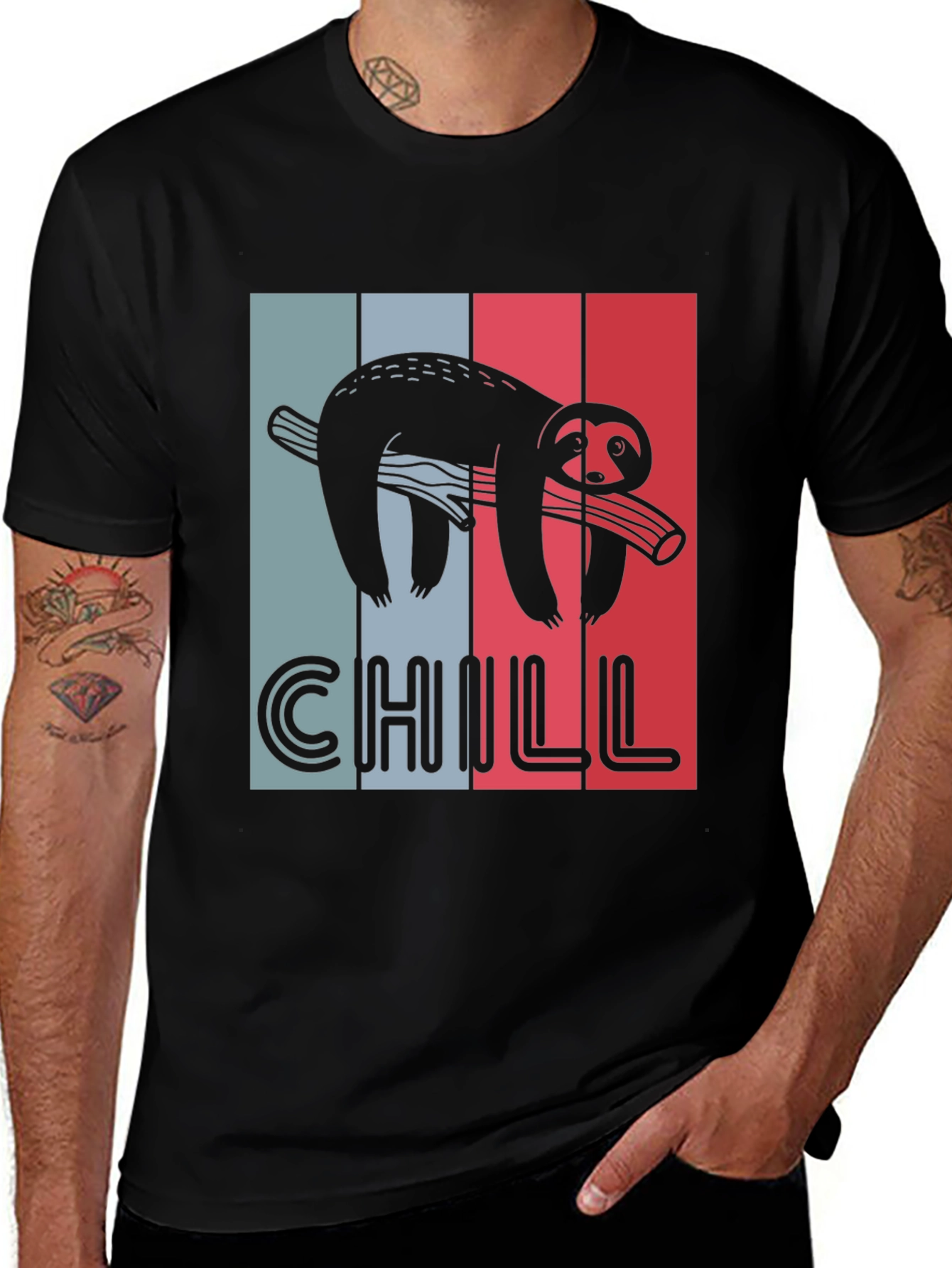 Variant 20 of Chill Sloth Graphic Tee