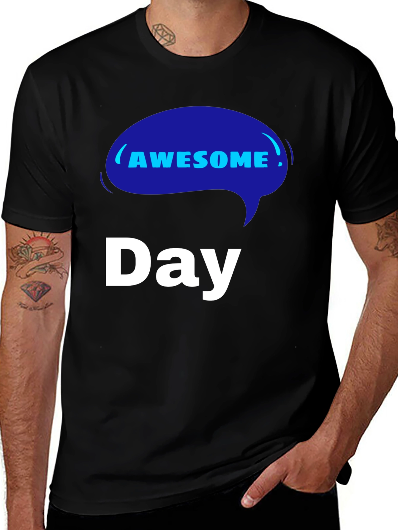 Variant 15 of Awesome Day T-Shirt - Unique Graphic Tee