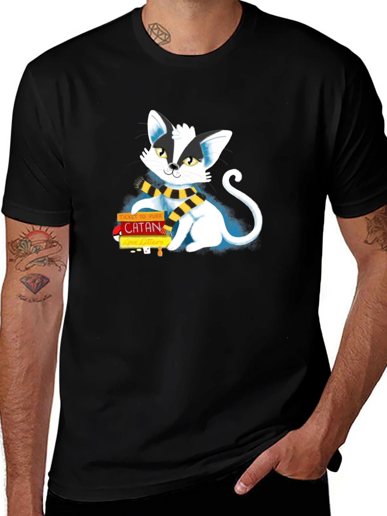 Variant 5 of Board Game Cat Lover T-Shirt
