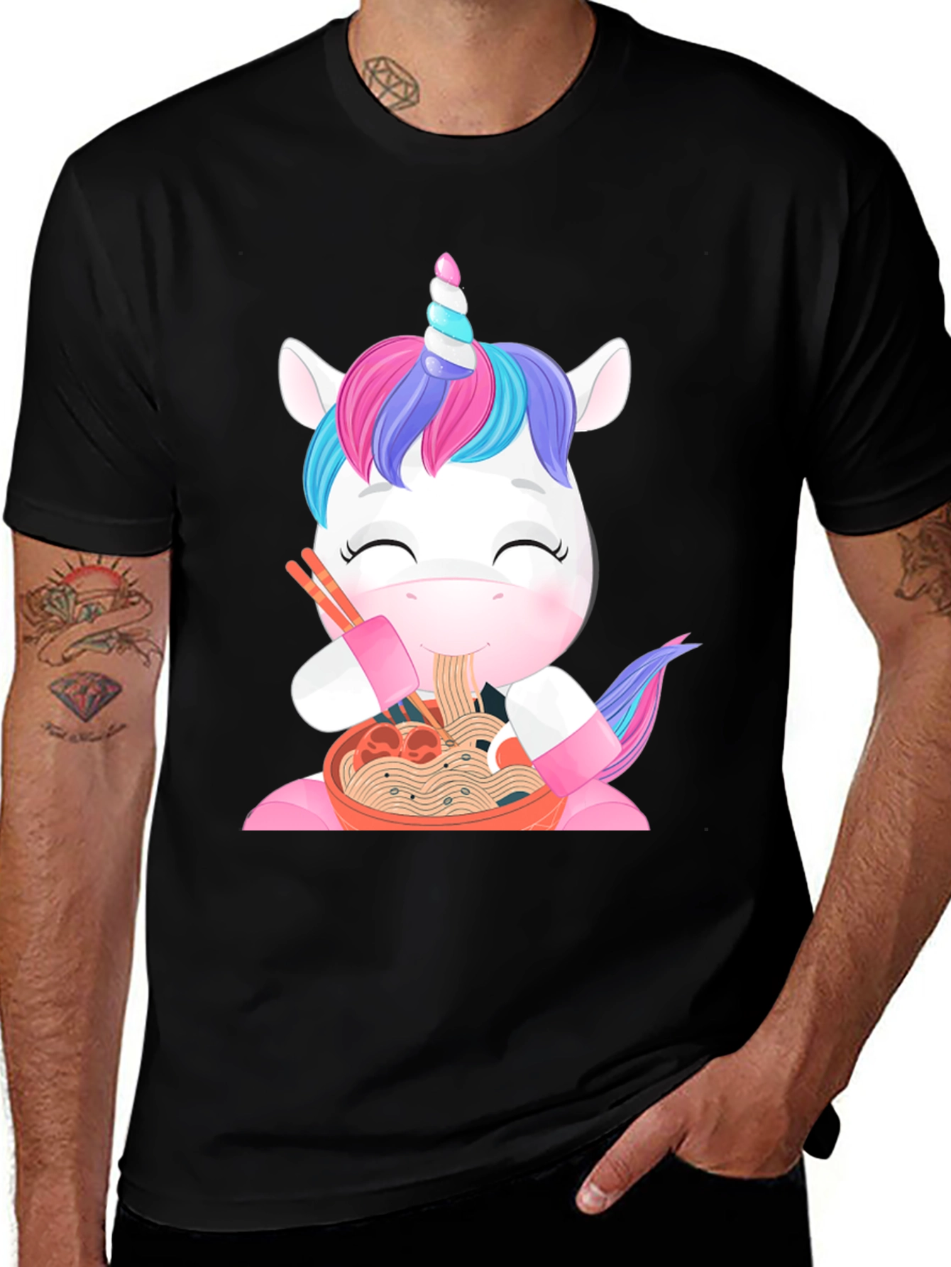 Variant 19 of Unicorn Ramen Graphic Tee