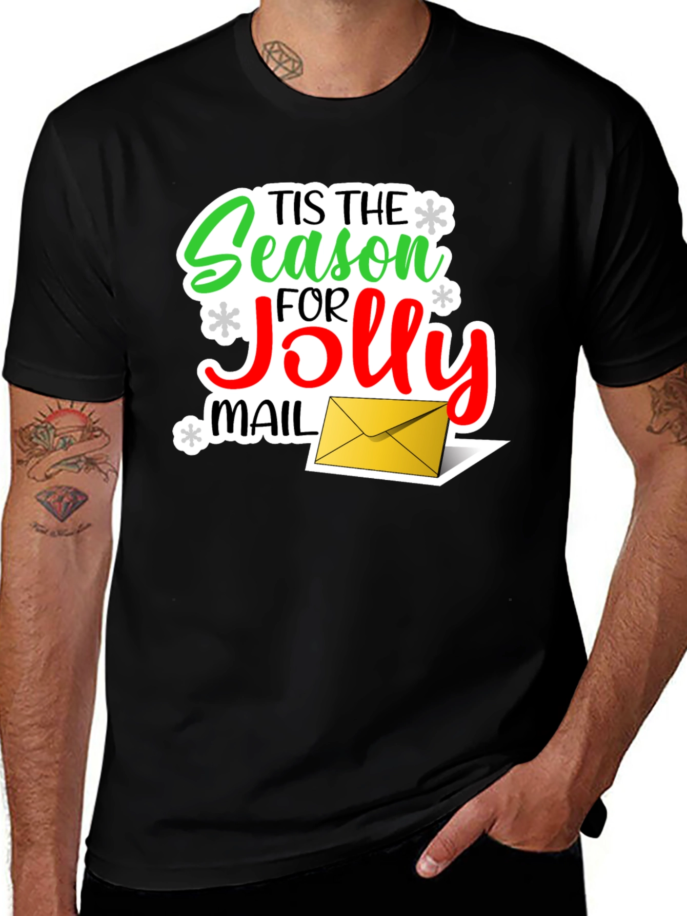 Tis The Season for Jolly Mail Christmas T-Shirt